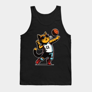 Volleyball Cat - Cat Sport Design Tank Top